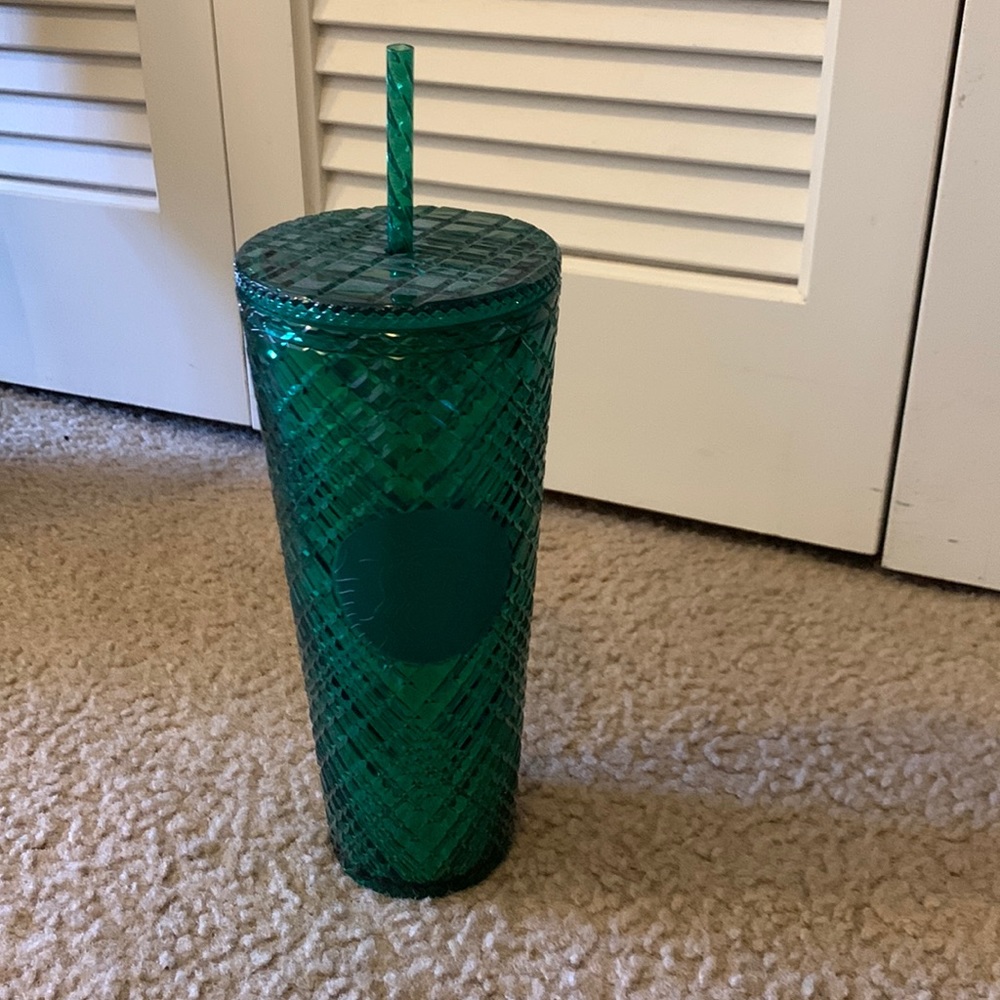 Brand new Starbucks cup tumbler in emerald green